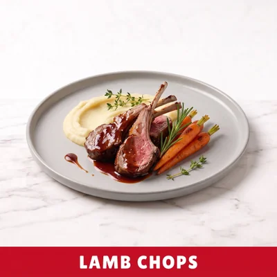 Tender Marinated Grilled Lamb Chops at Cheam Peri Peri